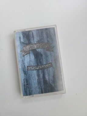 Bon Jovi New Jersey Cassette Tape 1988 Vintage Mercury Records Classic Rock